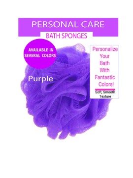 INVIGORATING PURPLE BATH SPONGE